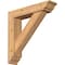 Ekena Millwork Traditional Traditional Smooth Bracket w/ Offset Brace, Western Red Cedar, 5 1/2"W x 24"D x 24"H BKT0604X24X24TRA01SWR - alternate 1